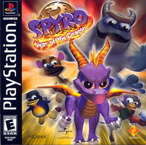 Spyro - Year of the Dragon (USA) (Rev 1) Cover